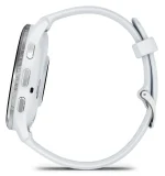 Garmin Venu 3 Silver Stainless Steel Bezel with Whitestone Case and Silicone Band - Image 11