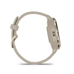 Garmin Venu 3S Soft Gold Stainless Steel Bezel with French Gray Case and Silicone Band - Image 5