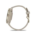 Garmin Venu 3S Soft Gold Stainless Steel Bezel with French Gray Case and Silicone Band - Image 7