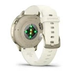 Garmin Venu 4 41mm Lunar Gold with Bone Silicone Band - Image 6