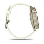 Garmin Venu 4 41mm Lunar Gold with Bone Silicone Band - Image 8