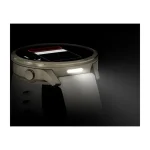 Garmin Venu 4 41mm Lunar Gold with Bone Silicone Band - Image 9