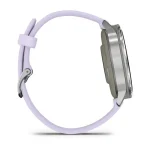 Garmin Venu 4 41mm Silver with Periwinkle Silicone Band - Image 8