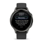 Garmin Venu 4 41mm Slate with Black Silicone Band - Image 4