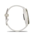 Garmin Vivoactive 5 Cream Gold Aluminum Bezel with Ivory Case and Silicone Band - Image 4
