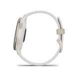 Garmin Vivoactive 5 Cream Gold Aluminum Bezel with Ivory Case and Silicone Band - Image 6