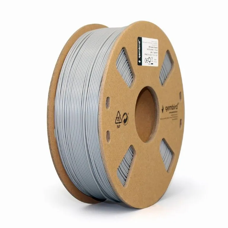 gembird-3dp-abs1.75-01-gr-abs-grey-1-75-mm-1kg_1 Gembird 3DP-ABS1.75-01-GR ABS Filament Grey 1,75 mm 1kg - Image 1