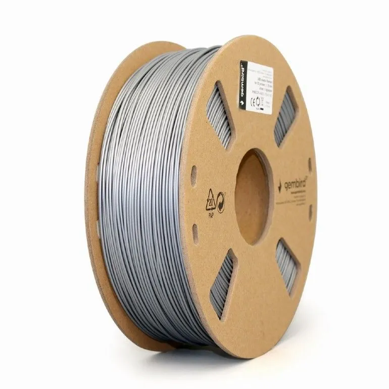 gembird-3dp-abs1.75-01-s-abs-filament-silver-1-75mm-1kg_1 Gembird 3DP-ABS1.75-01-S ABS Filament Silver 1,75mm 1kg - Image 1