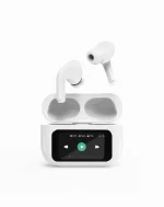 Gembird BT TWS in-ears with LCD display and Active Noise Cancelling White