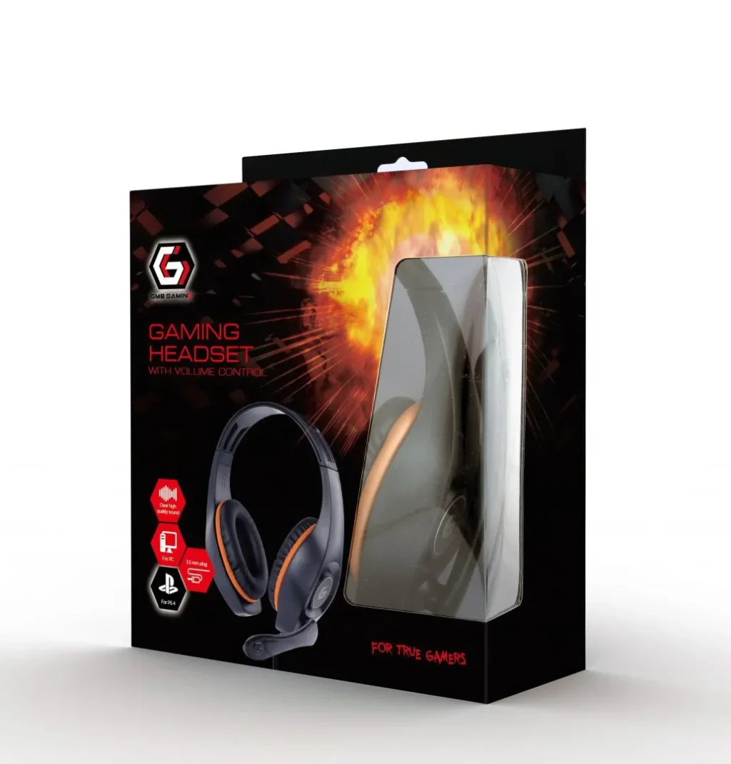 Gembird GHS-05-O Gaming Headset Black/Orange - Image 4