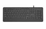 Gembird KB-MCH-05 Slim Wired Multimedia Keyboard Black US