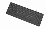 Gembird KB-MCH-05 Slim Wired Multimedia Keyboard Black US - Image 2