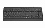 Gembird KB-MCH-05 Slim Wired Multimedia Keyboard Black US - Image 3