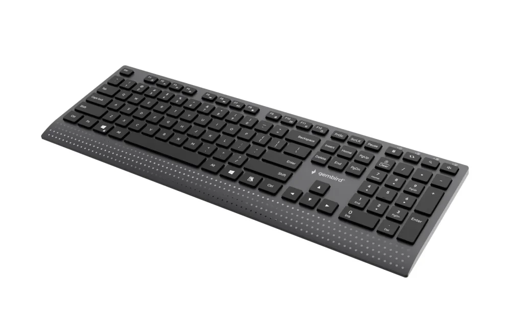 Gembird KB-MCH-06 Slim Wired Multimedia Keyboard Black US - Image 5