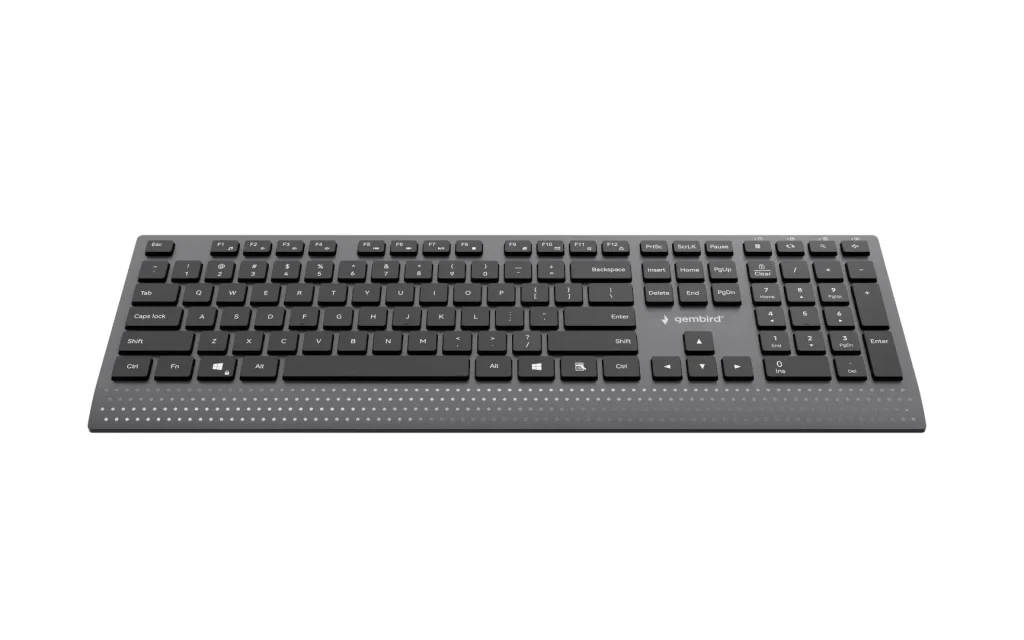Gembird KB-MCH-06 Slim Wired Multimedia Keyboard Black US - Image 6