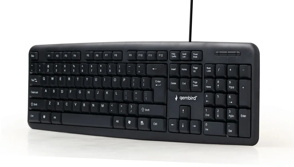 Gembird KB-U-103 Standard keyboard Black US - Image 2