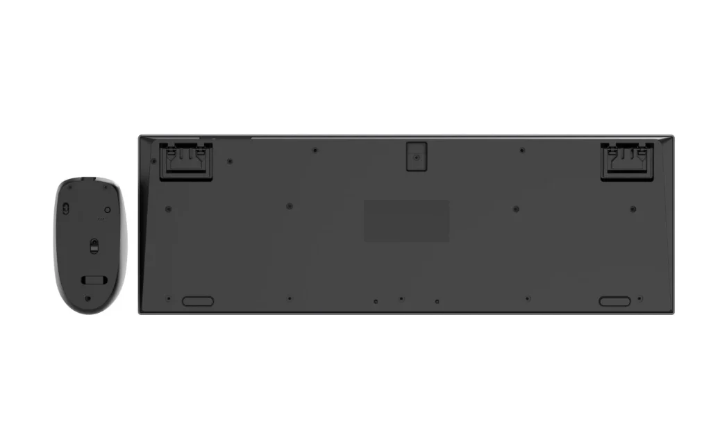 Gembird KBS-WPS-02 Dual-Mode Slim Wireless Bluetooth Keyobard Combo Black US - Image 2