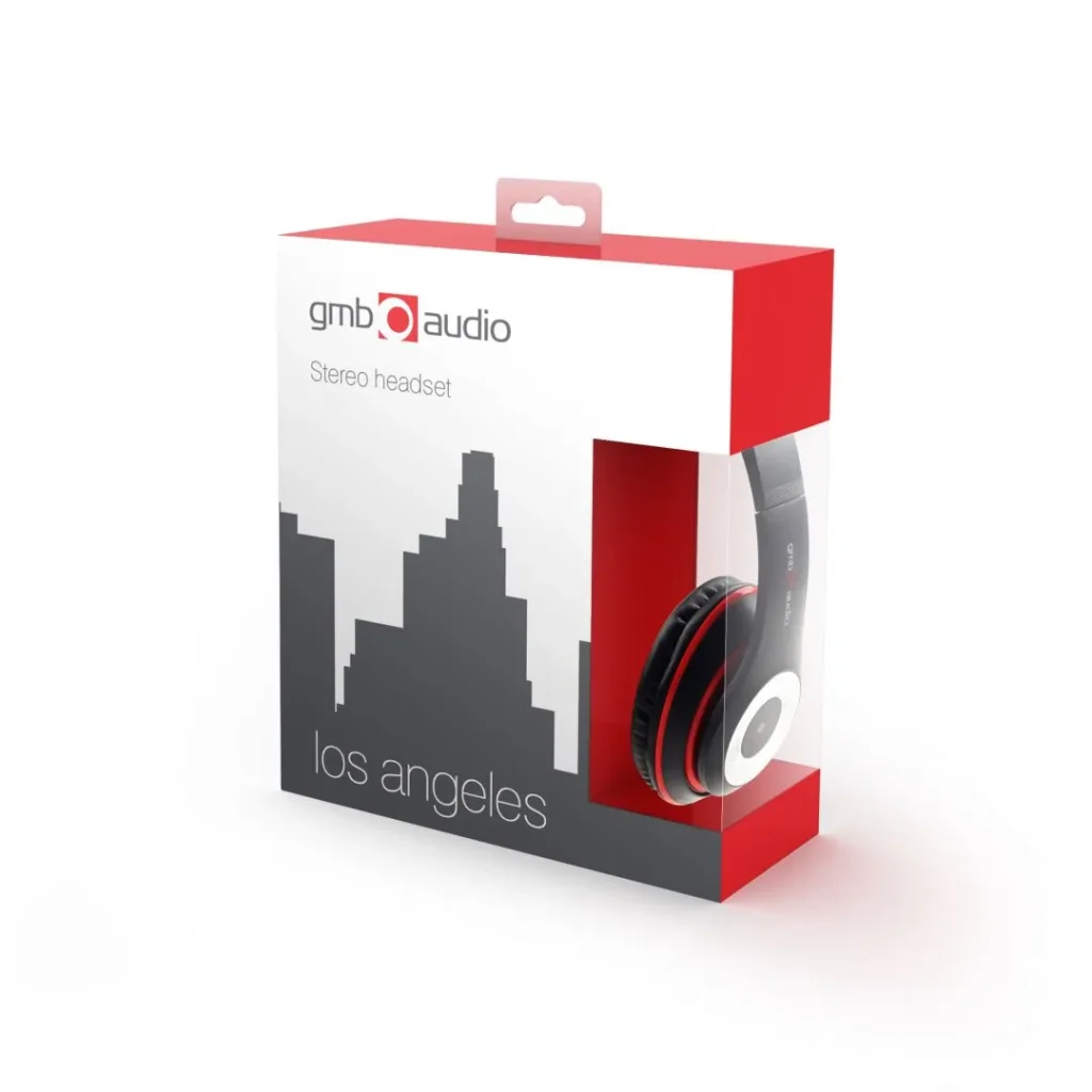 Gembird Los Angeles 2.0 Headset Black - Image 2