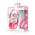 Gembird MHP-JR-PK Headphones for Kids Pink - Image 2