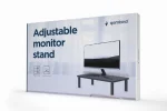 Gembird MS-TABLE-01 Adjustable Rectangle Monitor Stand Black - Image 4