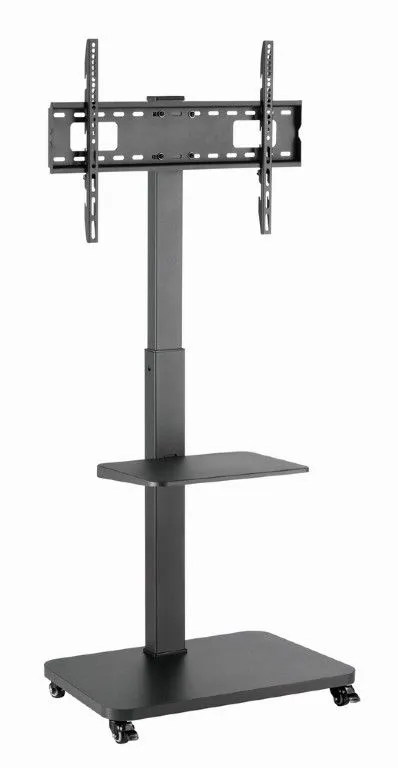 Gembird TVS-75S-02 TV floor stand with caster wheels 37"-75" Black