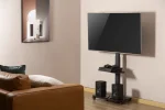 Gembird TVS-75S-02 TV floor stand with caster wheels 37"-75" Black - Image 6
