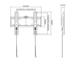 Gembird WM-42F-01 Fixed TV Wall Mount 13”-42” Black - Image 2