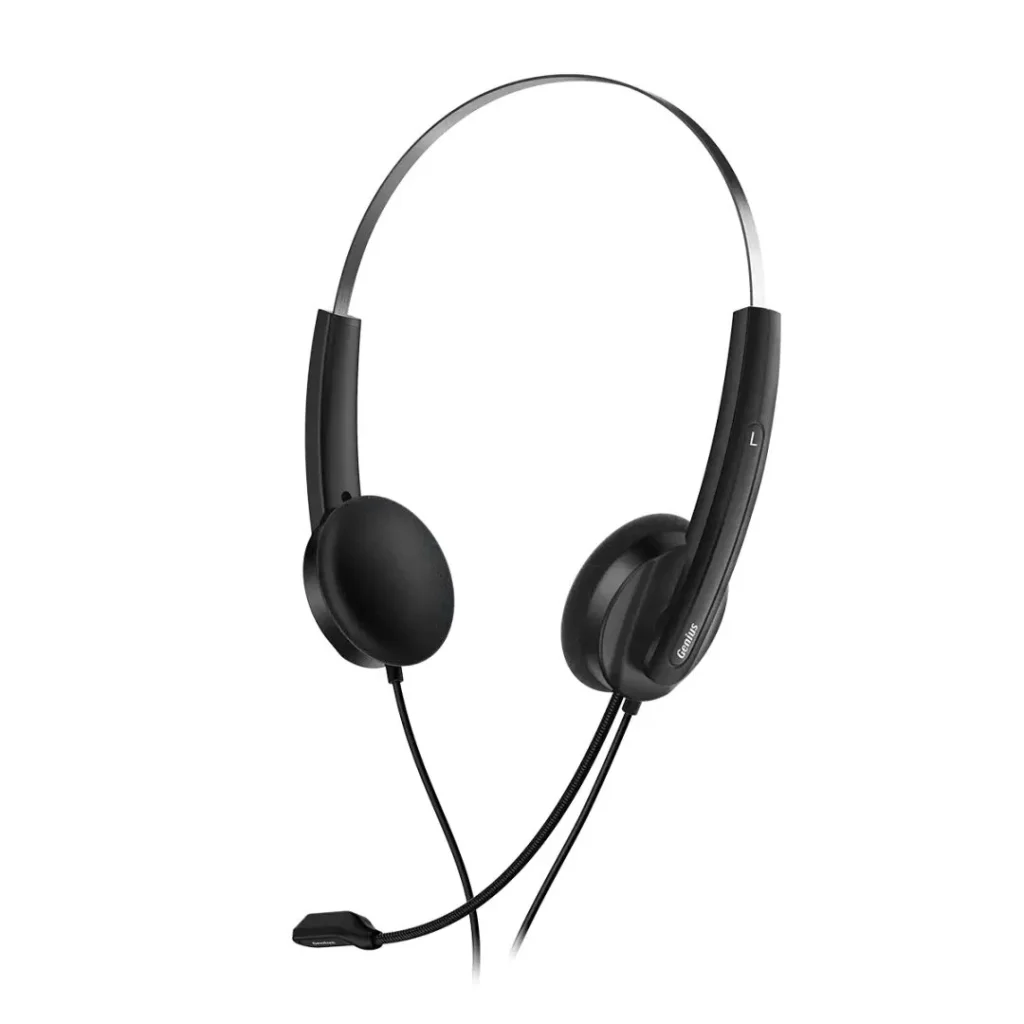 Genius HS-220U AI Headset Black - Image 2