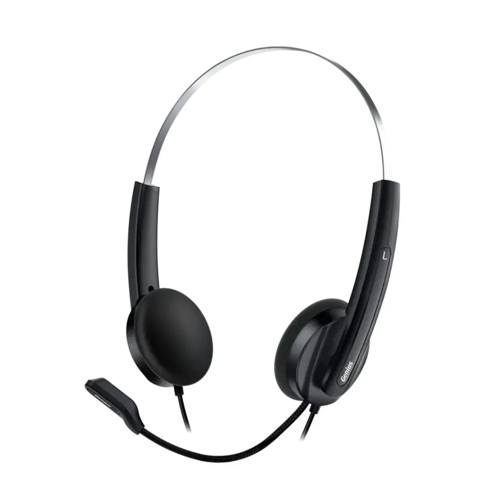 Genius HS-220U AI Headset Black - Image 3