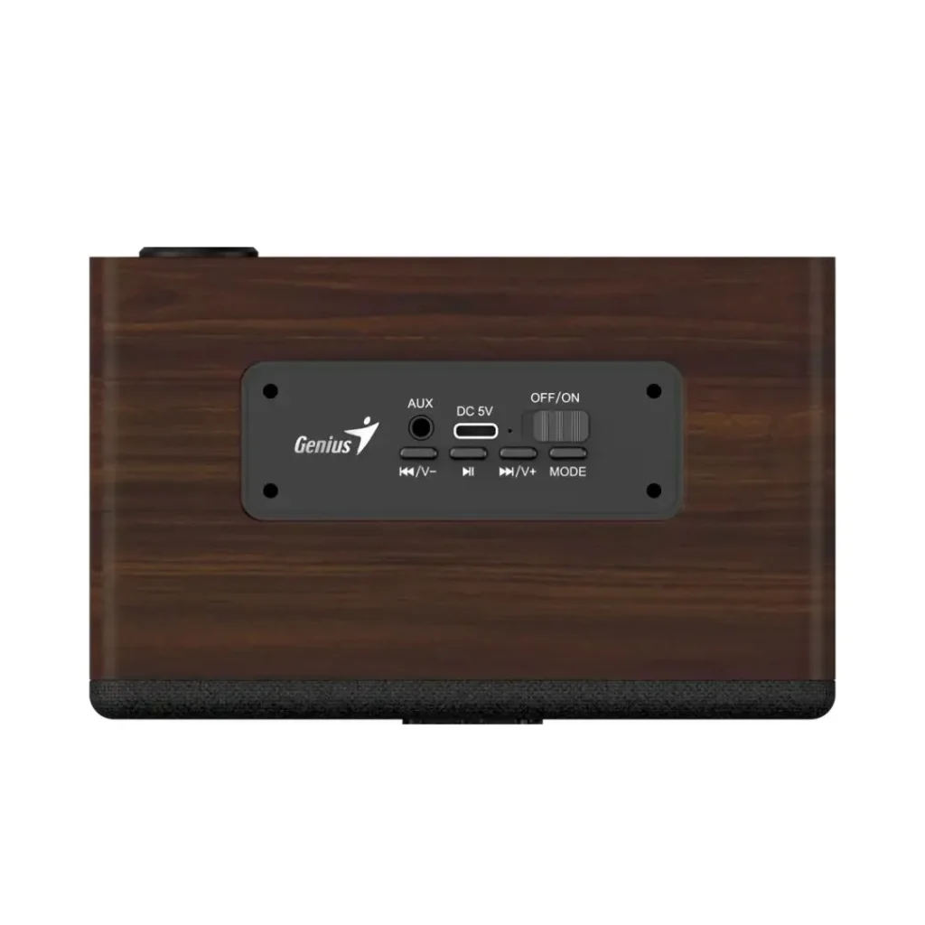 Genius SP-918BT Bluetooth Wooden Portable Speaker - Image 4