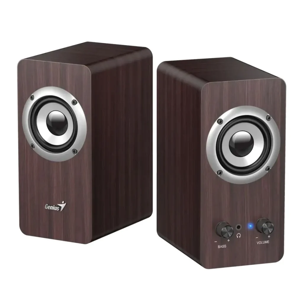 Genius SP-HF400 Speaker Dark Brown - Image 2