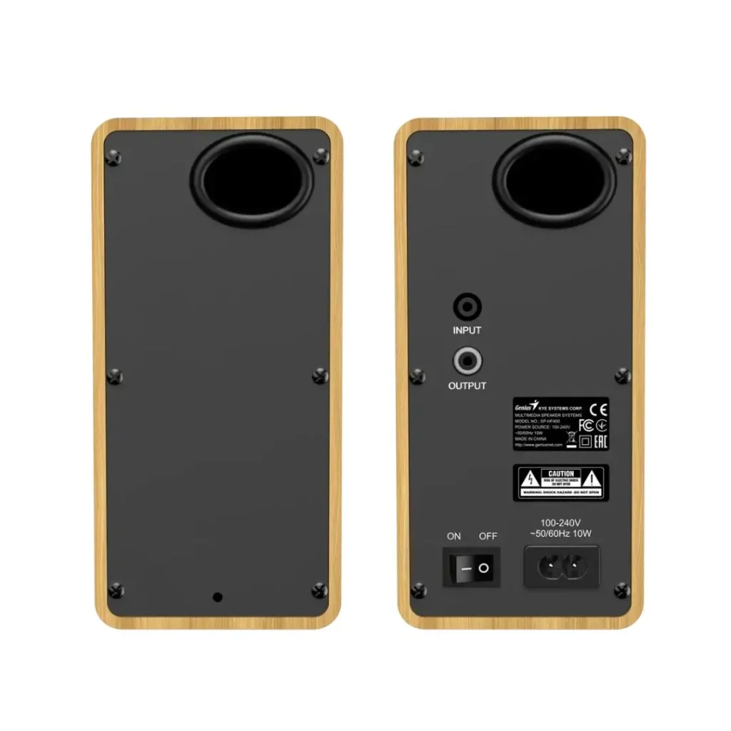 Genius SP-HF400 Speaker Pine Wood - Image 3