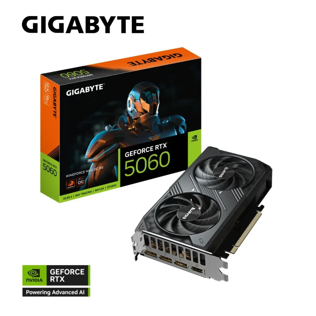 Gigabyte RTX5060 WINDFORCE MAX OC 8G - Image 2