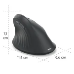 Hama EWM-500R Wireless Ergonomic Vertical Mouse Black - Image 3