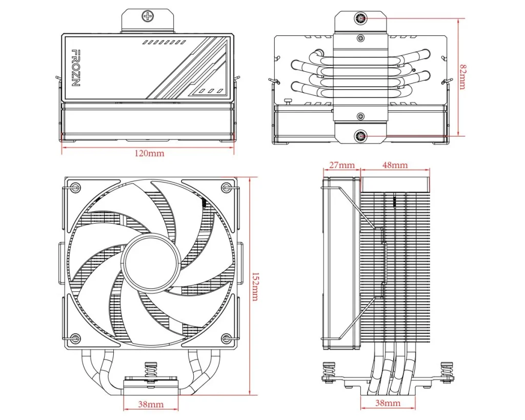 ID-COOLING FROZN A410 ARGB WHITE - Image 12