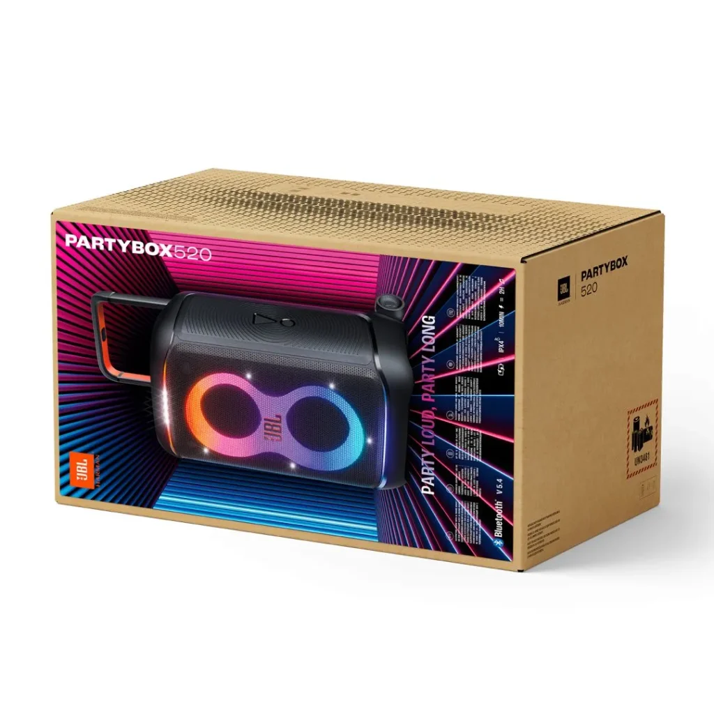 JBL PartyBox 520 Bluetooth Speaker Black - Image 18