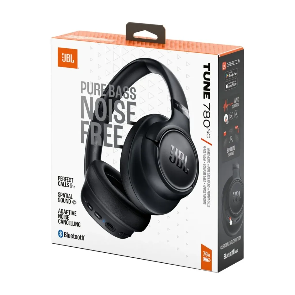 JBL Tune 780NC Bluetooth Headset Black - Image 10