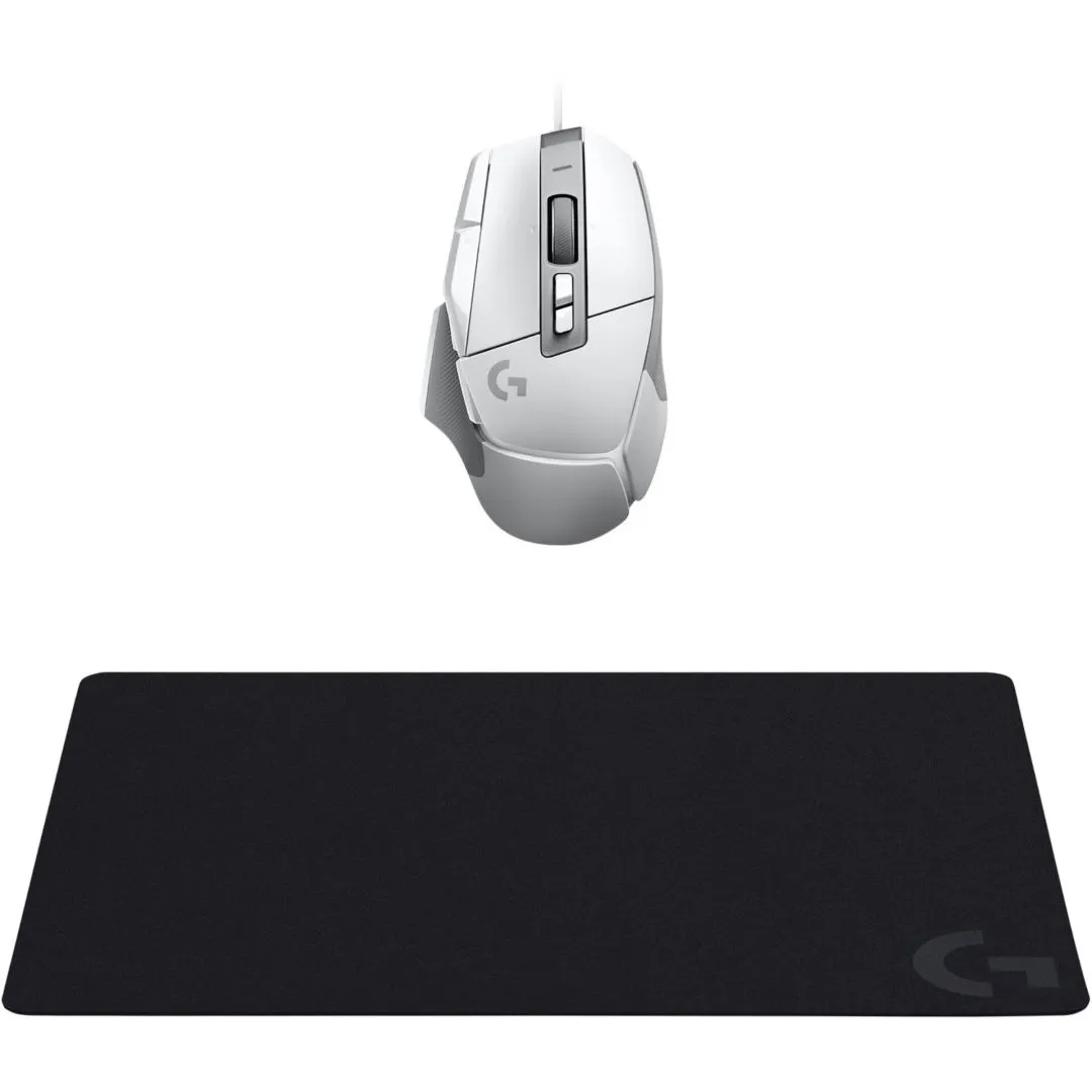 Logitech G502 X Gaming Mouse + G240 Mousepad Set White