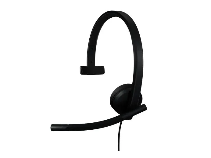 Logitech H570E Teams USB-C Mono Headset Black