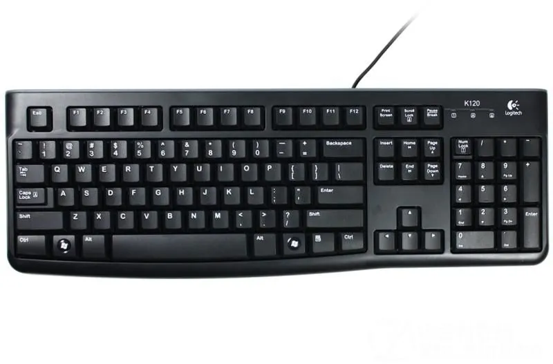 LOGITECH Billentyűzet - K120 Vezetékes USB, US