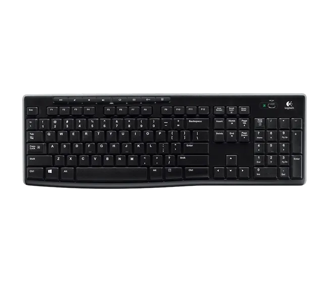 Logitech K270 wireless billentyűzet Black US