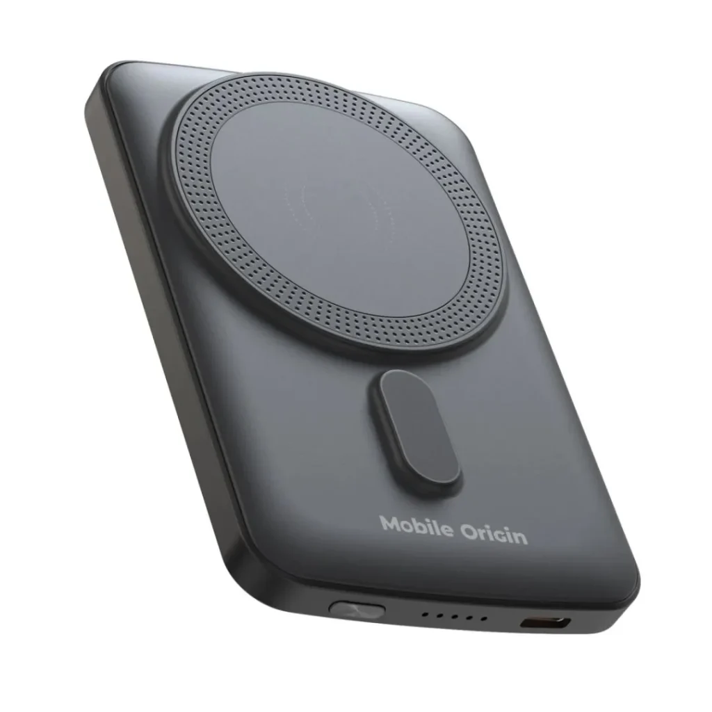 Mobile Origin Wireless Magnetic PowerBank 5000mAh Black - Image 2