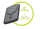 Mobile Origin Wireless Magnetic PowerBank 5000mAh Black - Image 7
