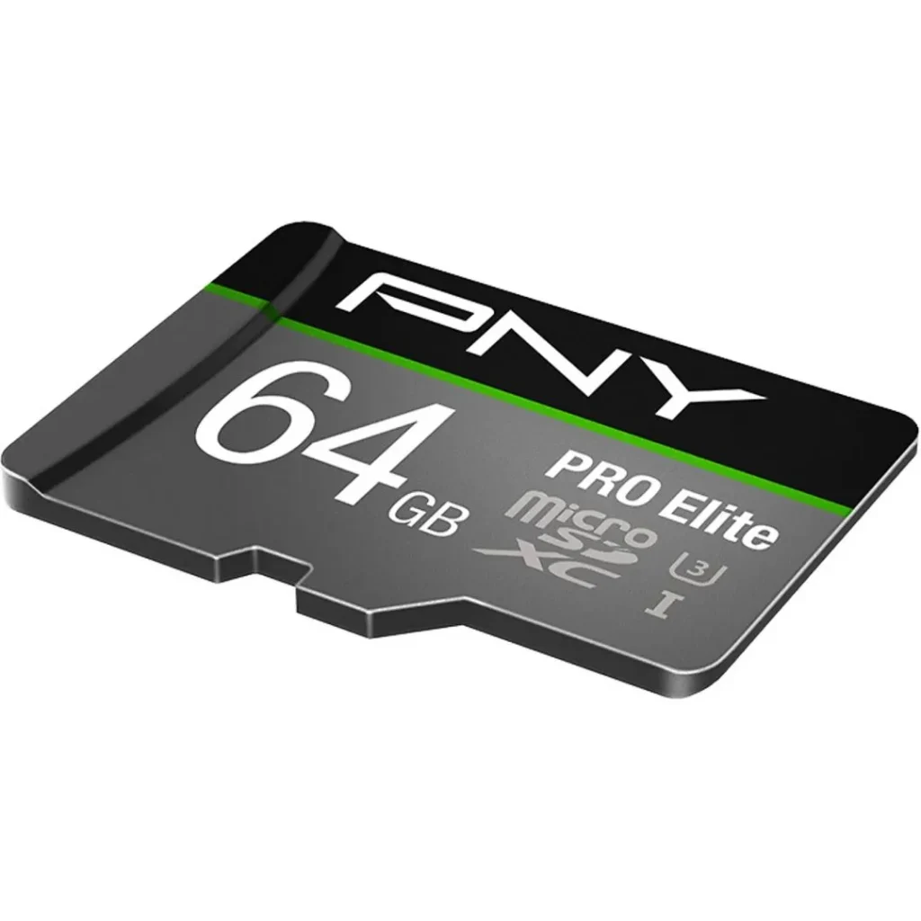 PNY 64GB microSDXC Pro Elite Class 10 U3 + adapterrel - Image 2