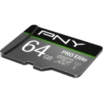 PNY 64GB microSDXC Pro Elite Class 10 U3 + adapterrel - Image 2