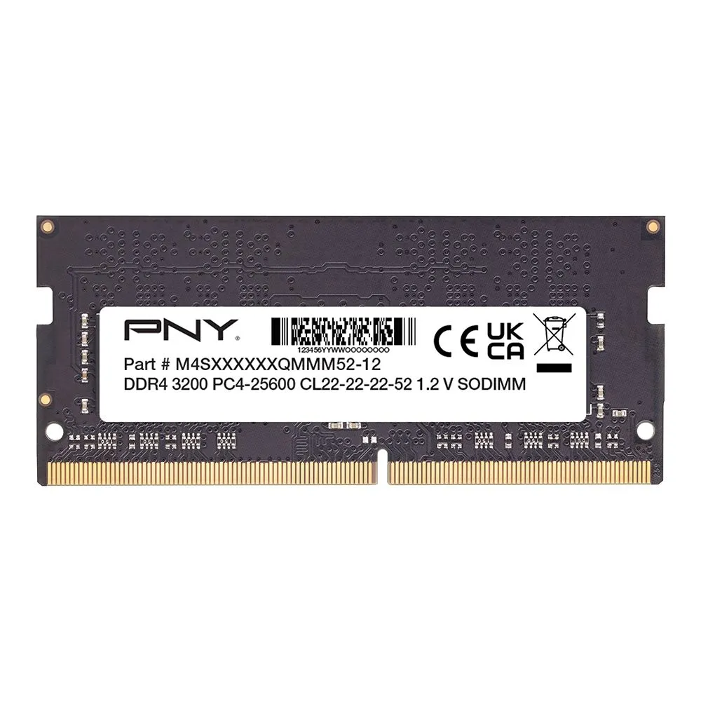 PNY 8GB DDR4 3200MHz SODIMM Performance Black