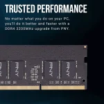 PNY 8GB DDR4 3200MHz SODIMM Performance Black - Image 3