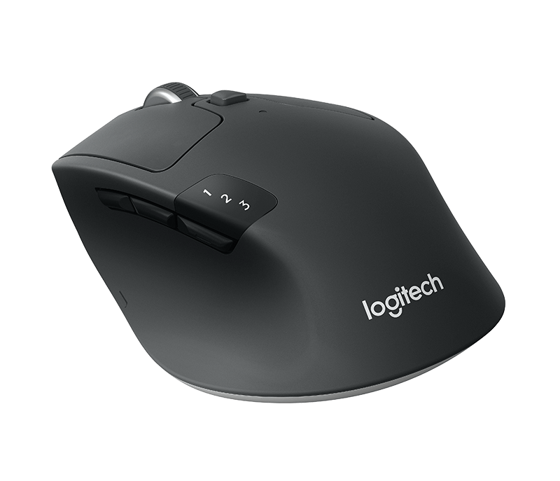 Logitech Egér - M720 Thriatlon (Vezeték nélküli, Bluetooth csatlakozás, 1000 DPI, 8 gomb, fekete) - Image 1
