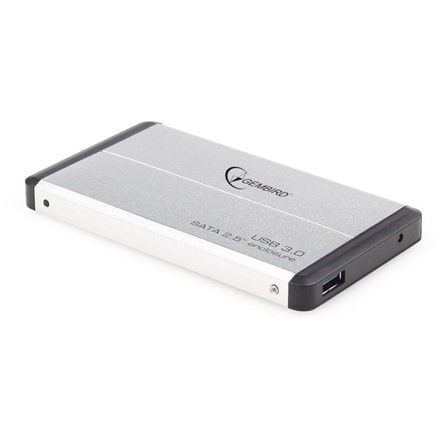 Gembird 2,5" EE2-U3S-2-S USB3.0 Enclosure Aluminium/Silver - Image 1