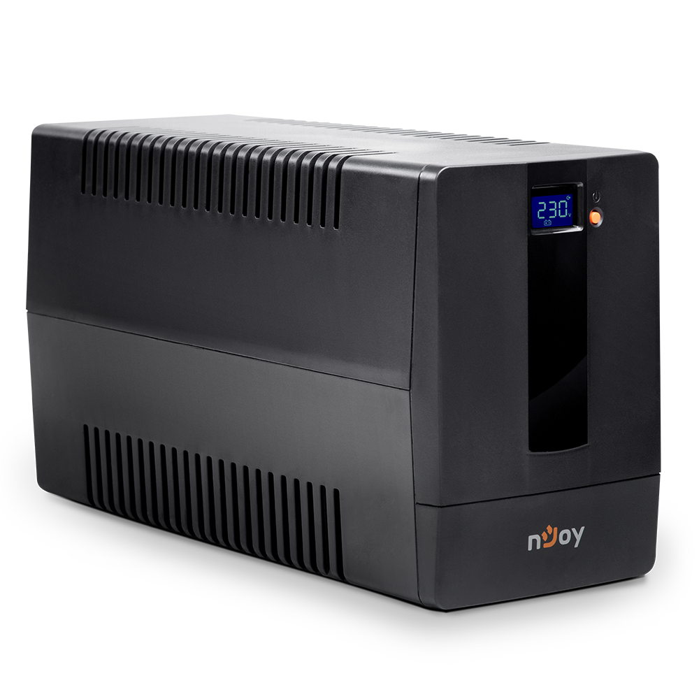 NJOY Szünetmentes + AVR Horus Plus 1000, 1000VA, 600W, Line-Interactive, LCD Touch display - Image 1